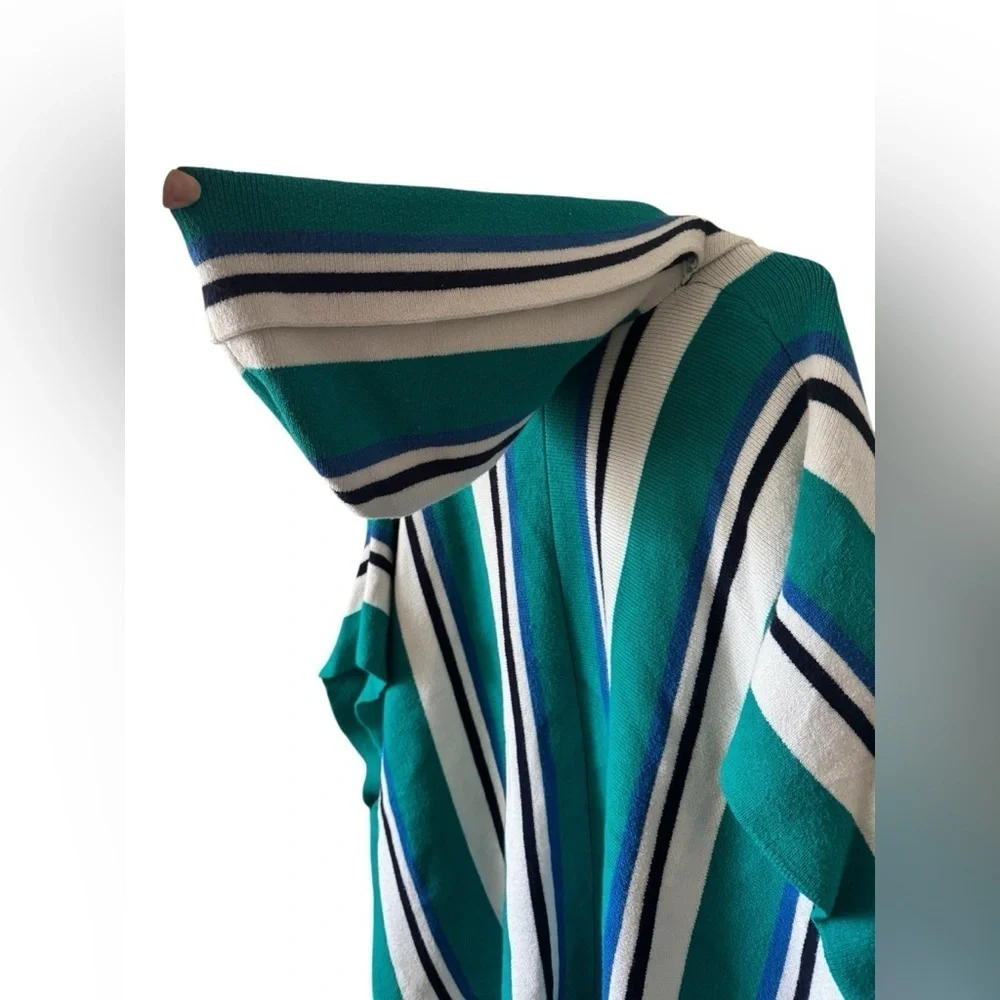 Free People All I Need Striped Hooded Poncho | One Size